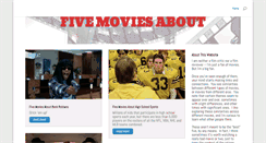Desktop Screenshot of fivemoviesabout.com